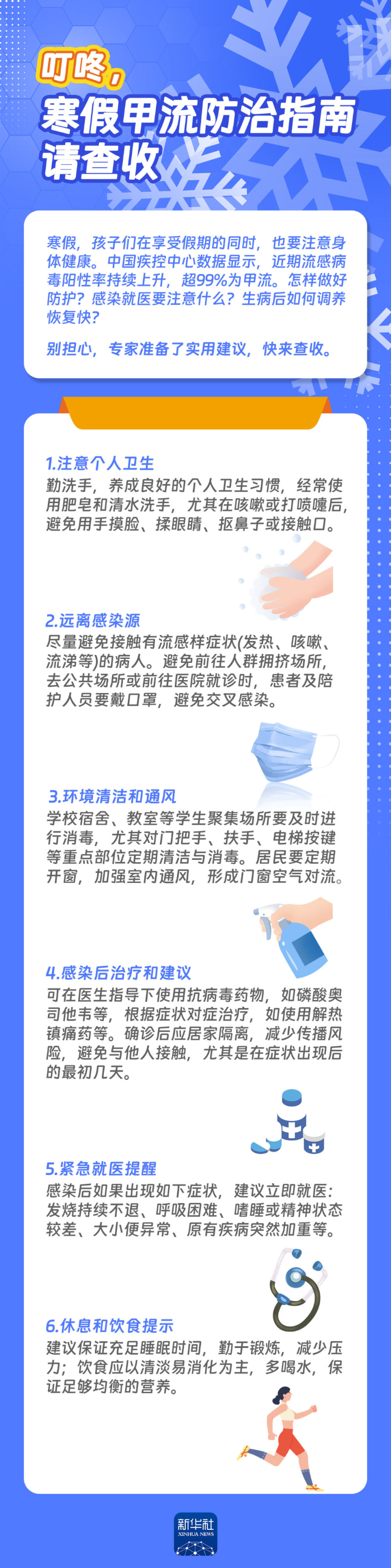 叮咚，寒假甲流防治指南，请查收