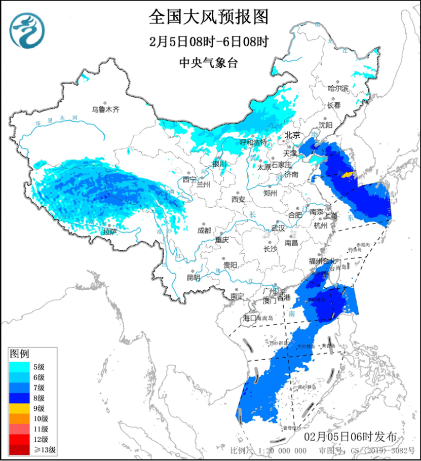 强冷空气将影响中东部地区 中央气象台发布大风黄色预警