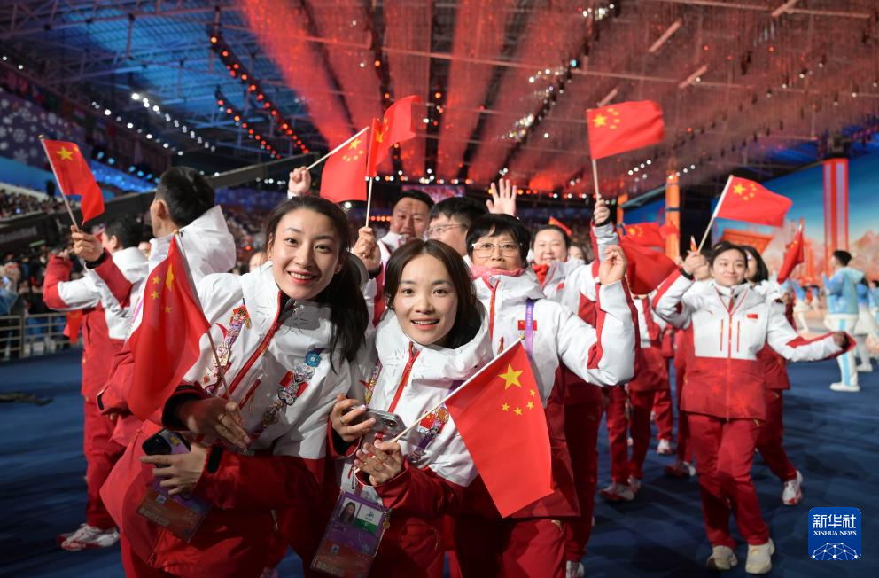 第九届亚冬会开幕式举行(二)