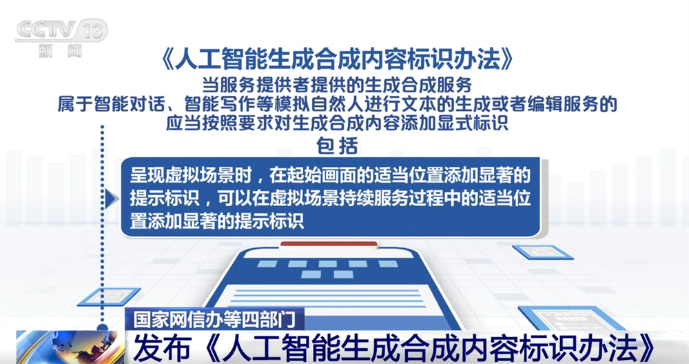 人工智能生成合成内容标识、传播、审核等如何发展？这个“办法”告诉你！