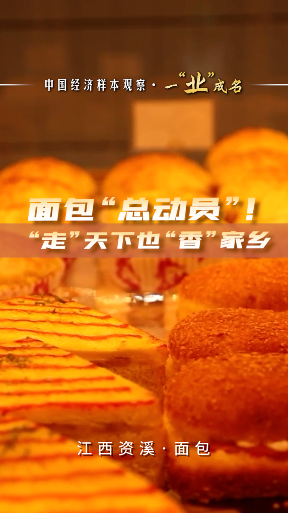 中国经济样本观察·一“业”成名丨面包“总动员”！“走”天下也“香”家乡