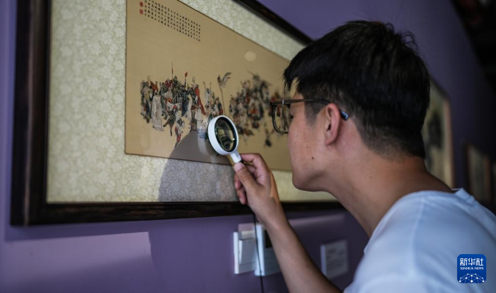文化中国行丨东台发绣：一缕发丝映古今