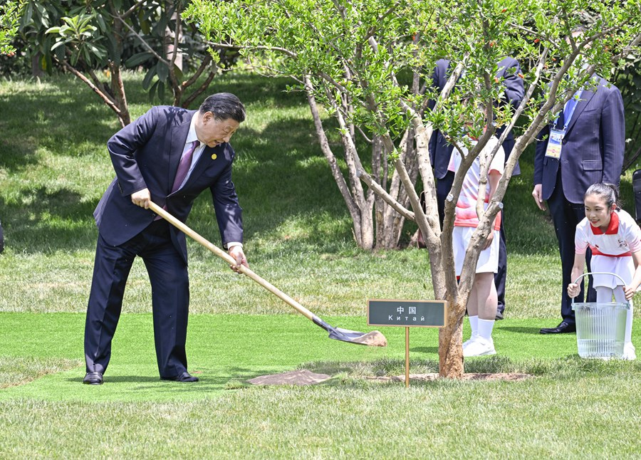 学习进行时丨乘风破浪、勇毅前行——习近平主席推动中国同中亚五国友好合作的故事