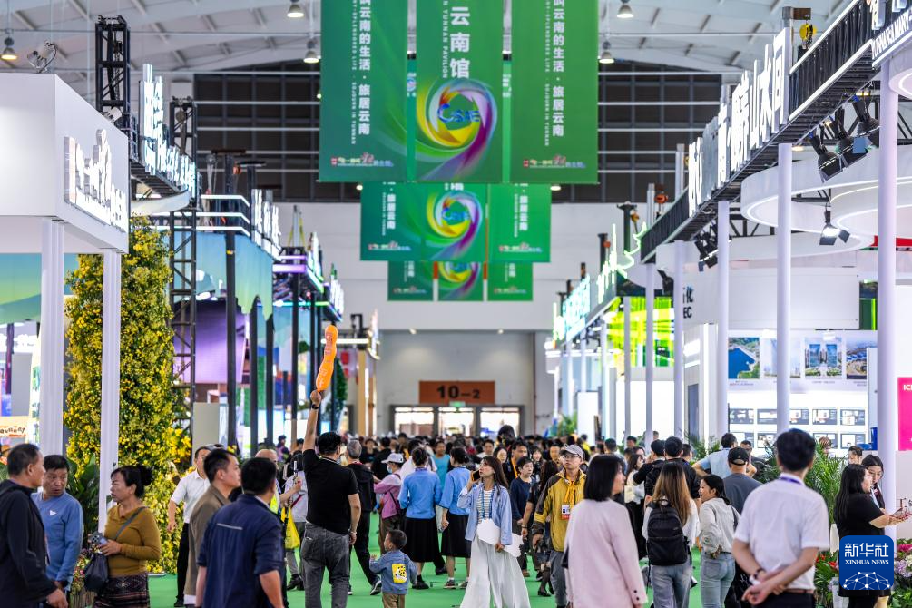 走进南博会旅居云南馆