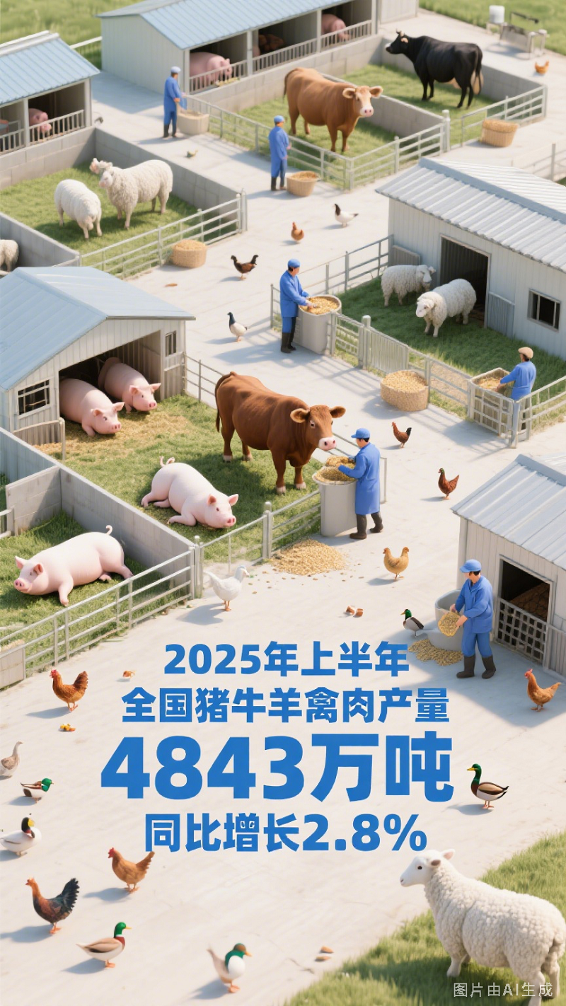 AI海报告诉你，上半年农业农村经济有哪些亮点