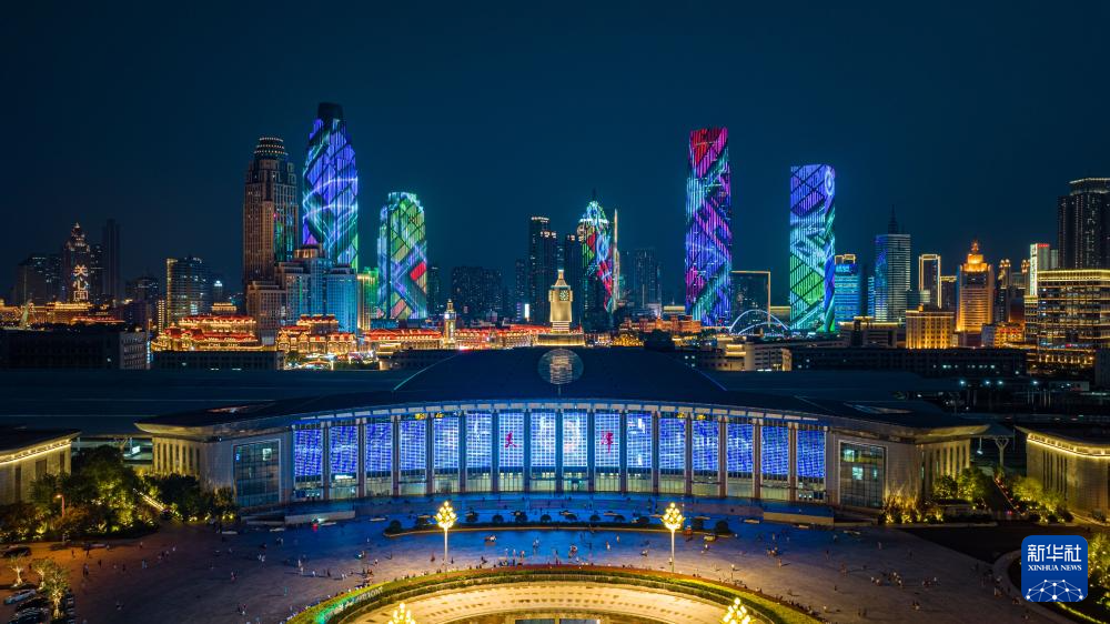飞阅中国｜津彩夜空 光耀海河