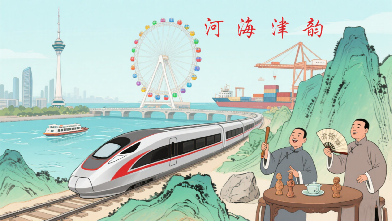 好评中国｜漫评：津门潮涌文脉兴，“天下和合”谱新篇