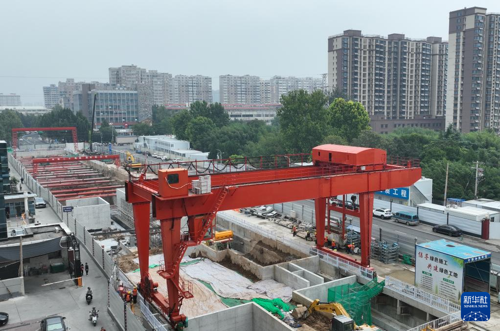 河北石家庄：地铁5号线建设稳步推进