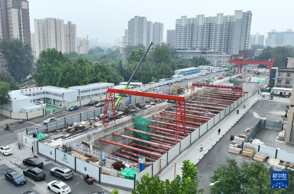 河北石家庄：地铁5号线建设稳步推进