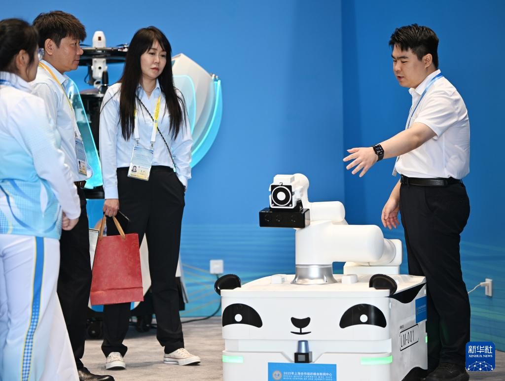 上合组织天津峰会｜“国际范、科技感、文化味”——2025年上海合作组织峰会新闻中心正式开放