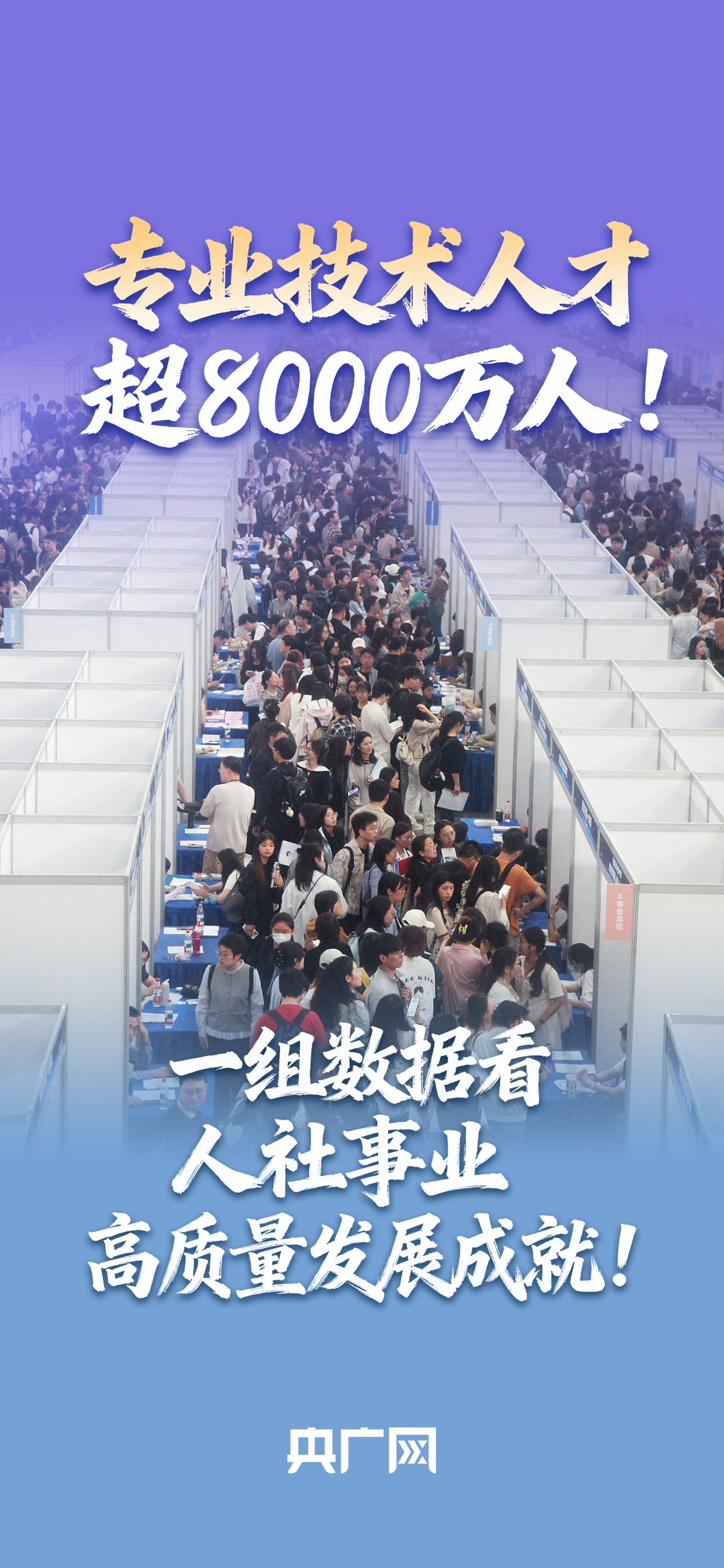 数读“十四五”答卷丨专业技术人才超8000万人！一组数据看人社事业高质量发展成就！