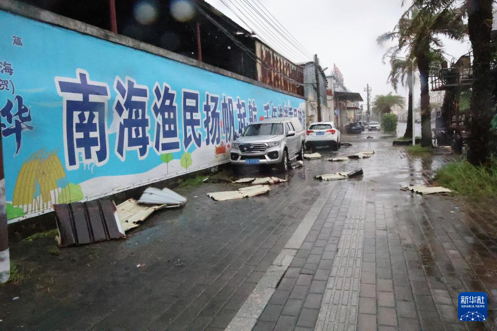 台风“麦德姆”在广东湛江登陆