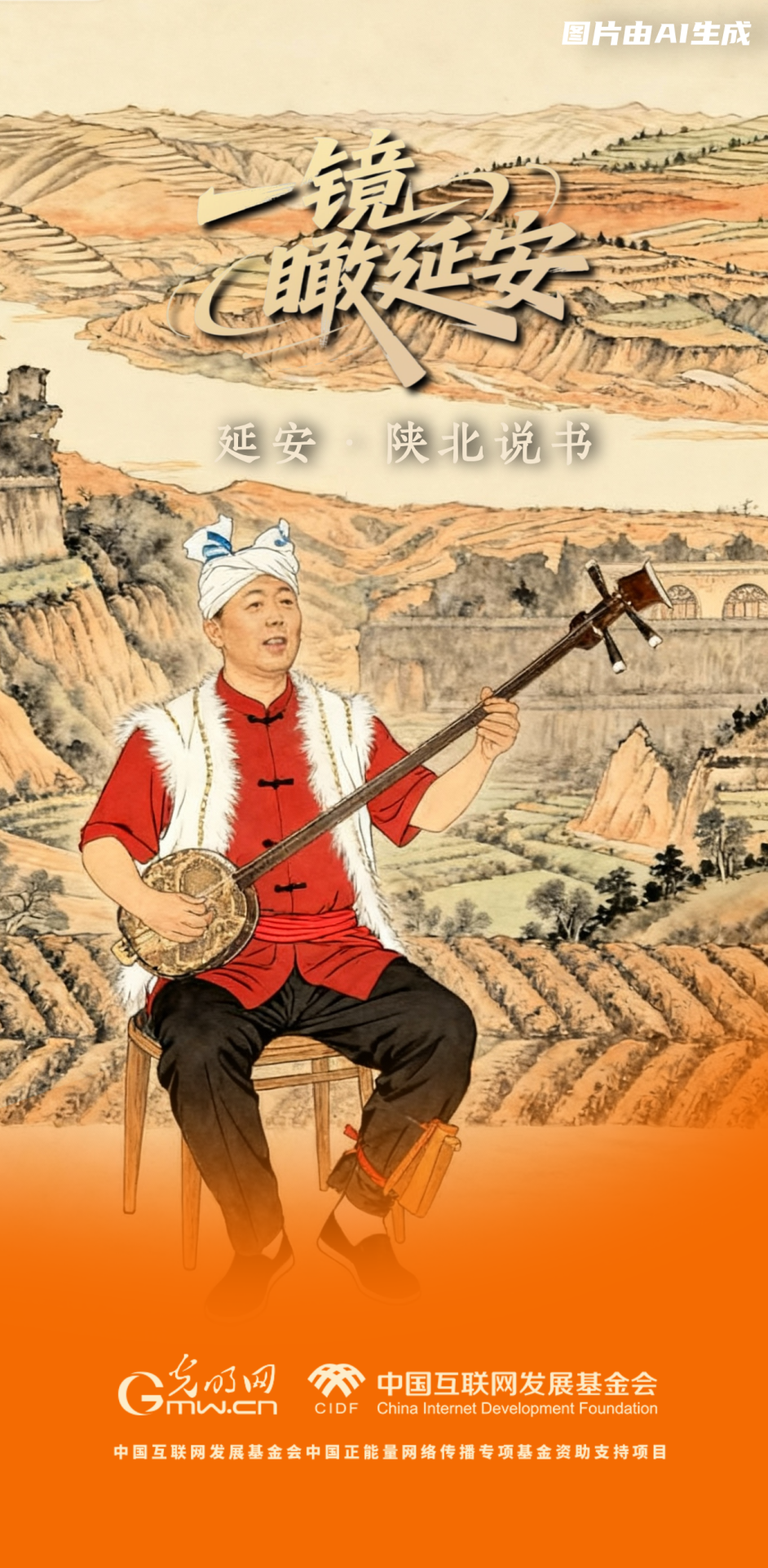 一镜瞰延安丨陕北说书