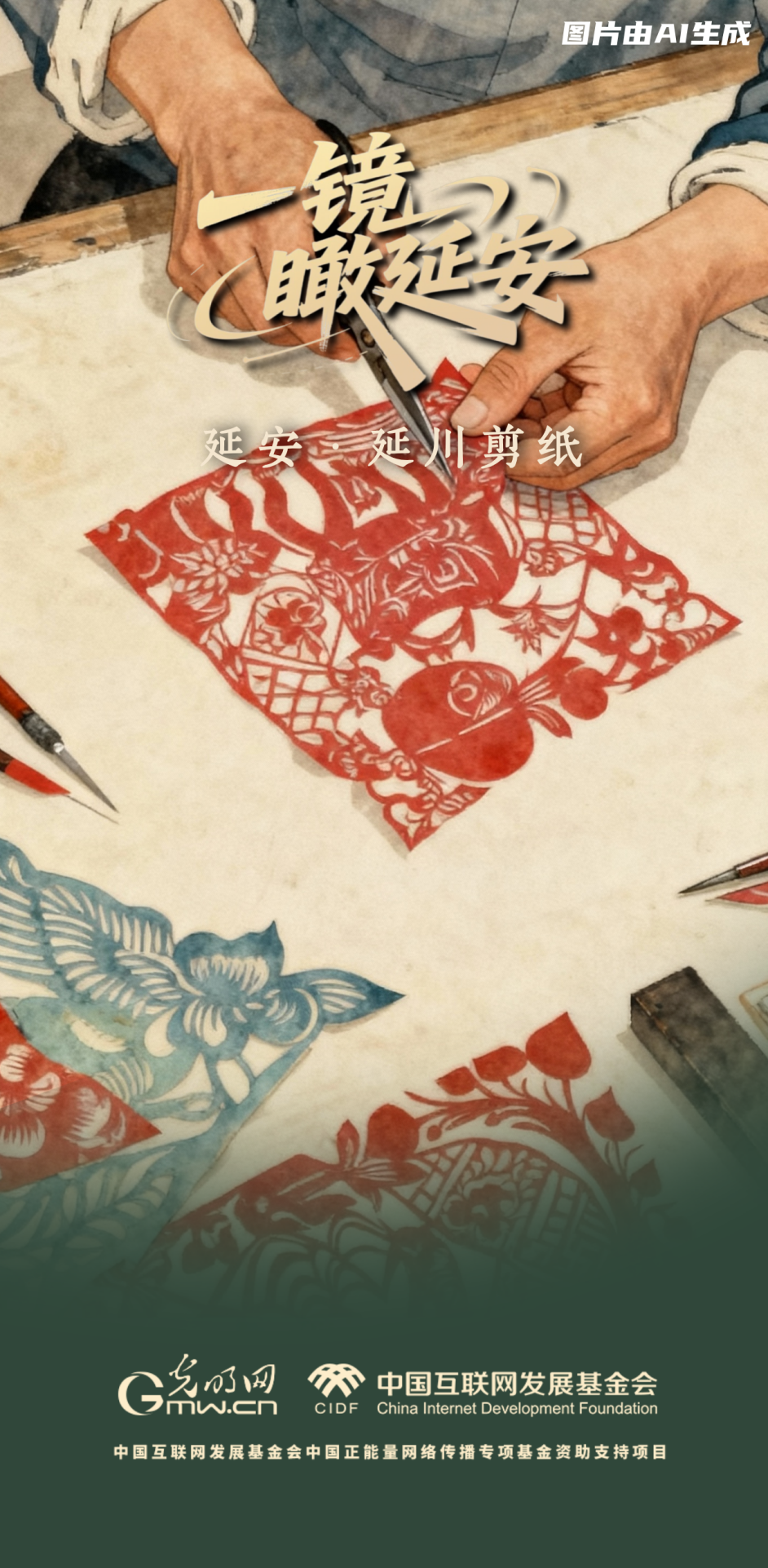 一镜瞰延安丨延川剪纸