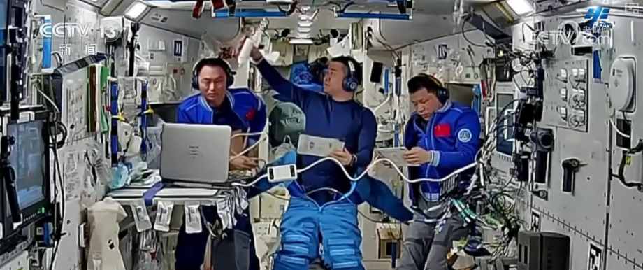 刷新两个“最”！神二十乘组“太空出差”渐入尾声 | 中国空间站周记上“新”↓