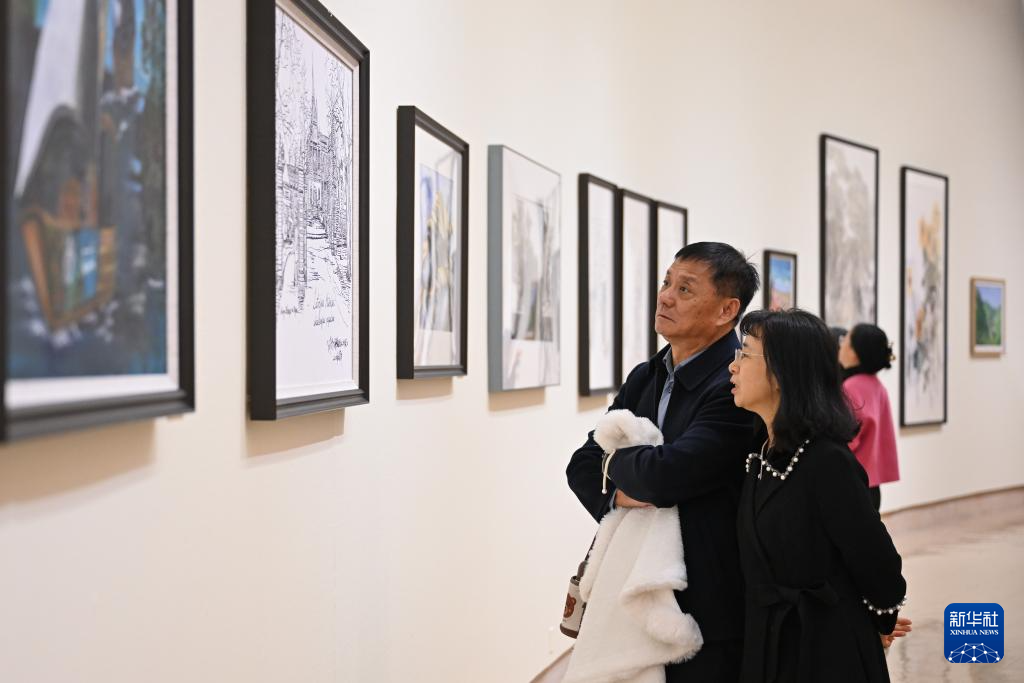 “今日丝绸之路国际美术邀请展”在西安开展