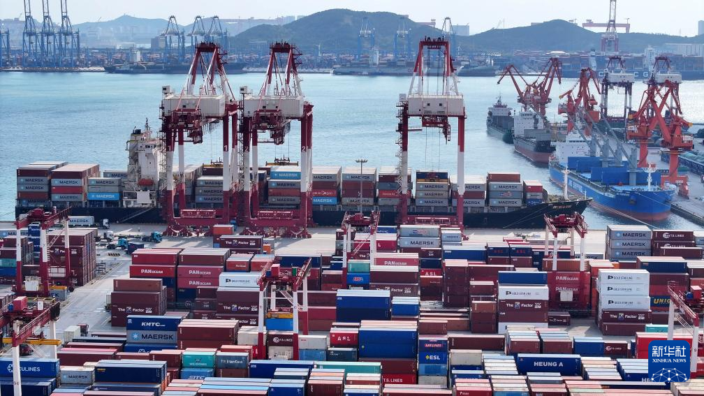 山东港口青岛港:搭建中日韩海上物流大通道