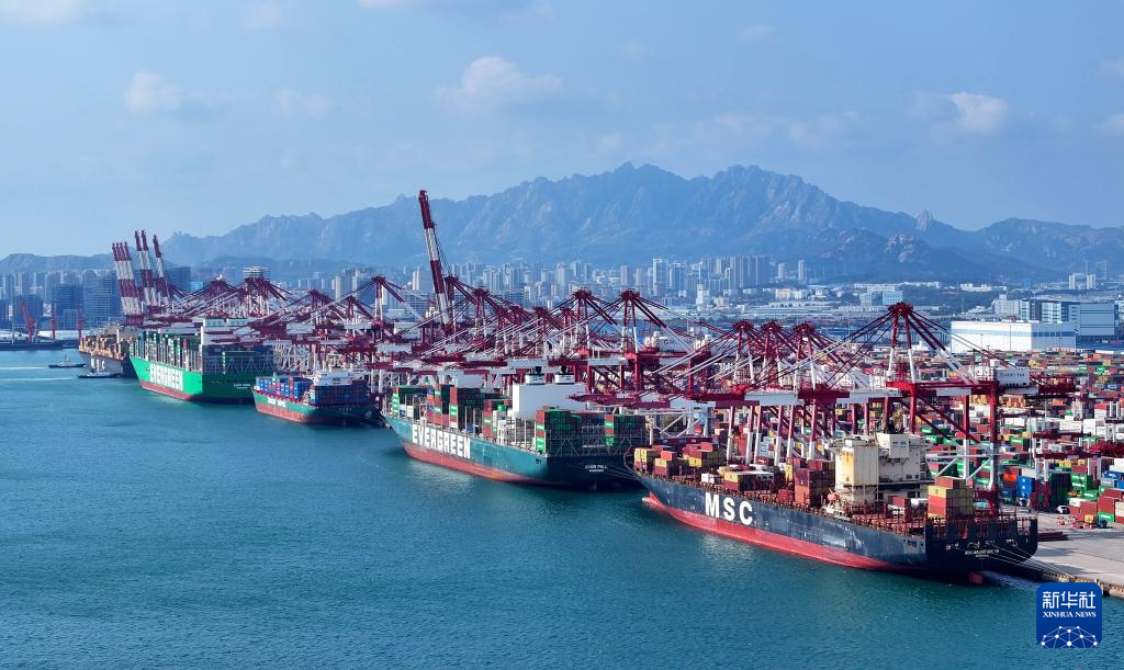 山东港口青岛港:搭建中日韩海上物流大通道