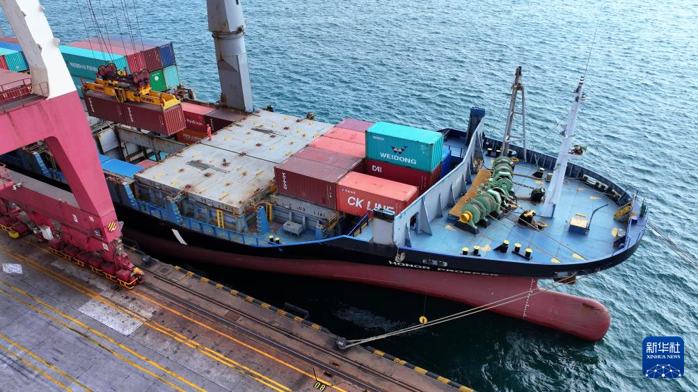 山东港口青岛港:搭建中日韩海上物流大通道