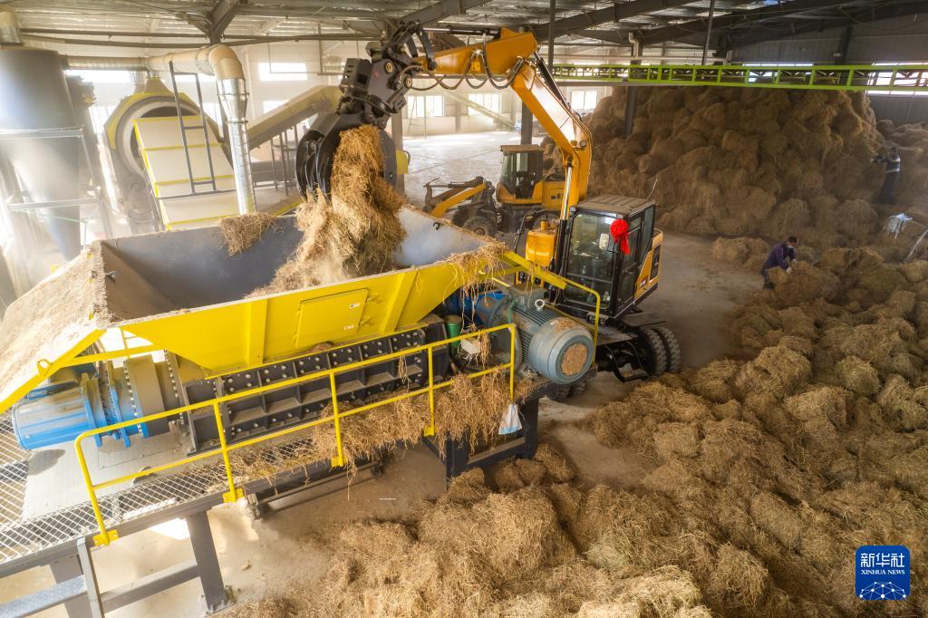 湖南长沙：变废为宝 推进秸秆回收利用