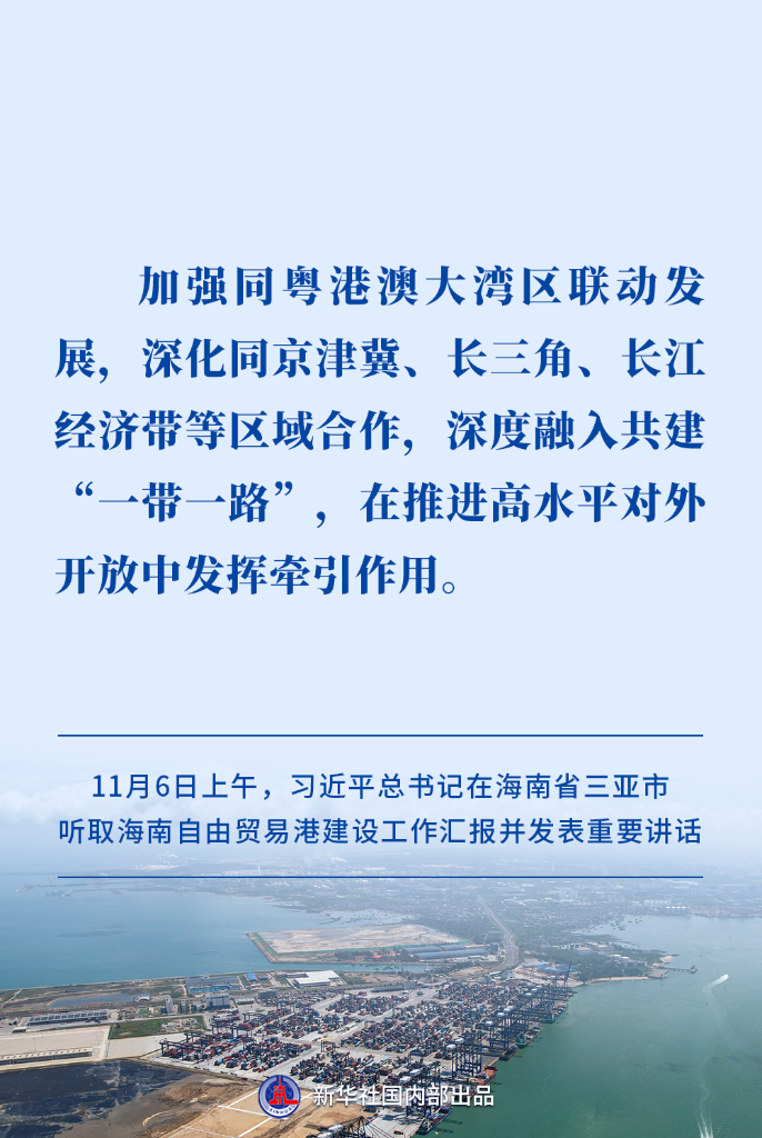 高标准建设海南自贸港，习近平总书记提出明确要求