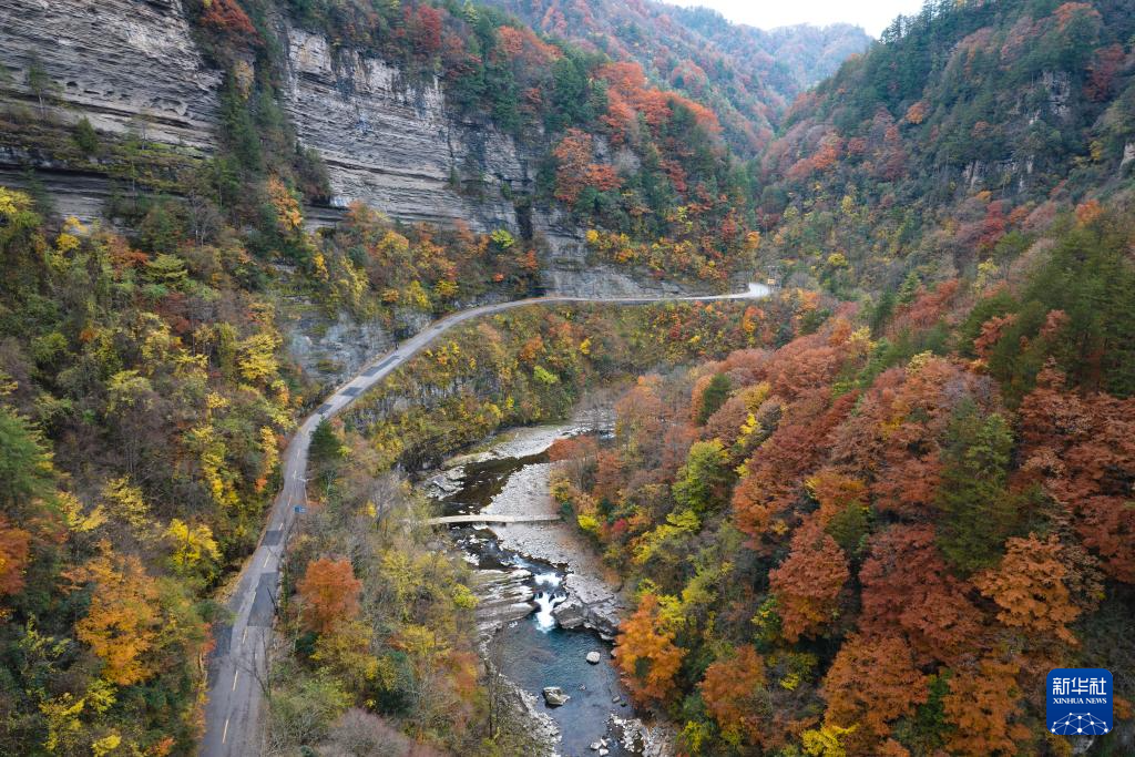 陕西南郑:秋色斑斓