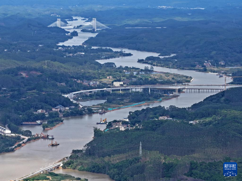 平陆运河雄姿初现