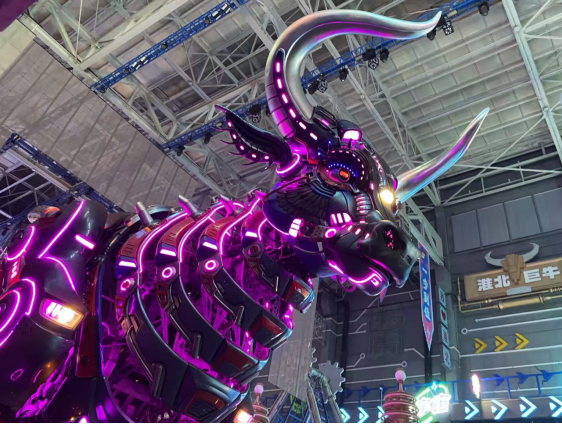 安徽淮北:“夔牛天街”点燃市民夜生活 安徽淮北:“夔牛天街”点燃市民夜生活