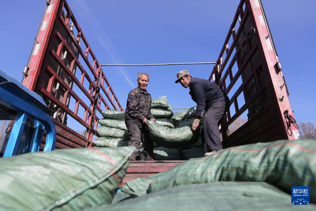 甘肃定西：发放物资 温暖过冬