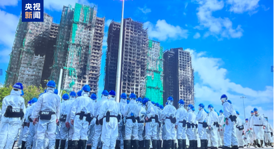 香港警方：内地支援超3万件物资有效助力大埔火灾救援