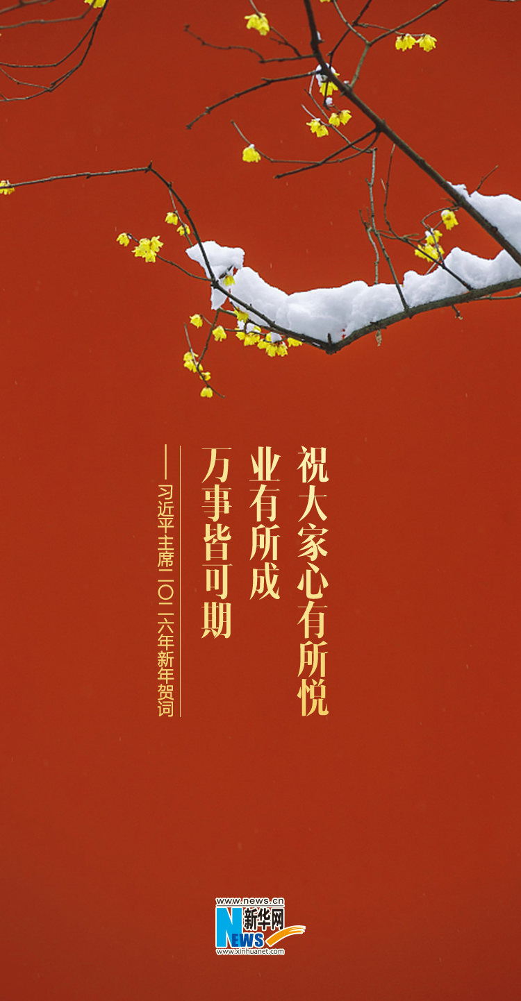 聆听新年贺词，一起为梦想奋斗、为幸福打拼！