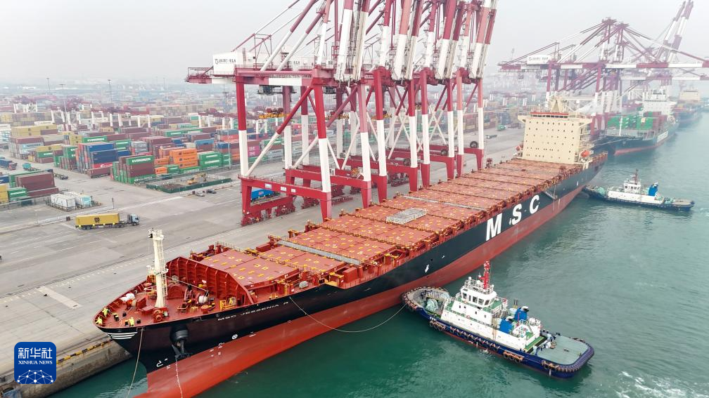 青岛港开通2026年首条外贸新航线