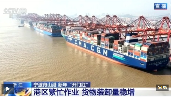 视频丨宁波舟山港年吞吐量破14亿吨 这里藏着哪些效率密码？