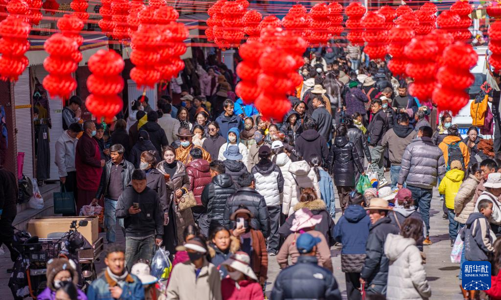 新春走基层丨拉萨:年货购销两旺 高原喜迎新年