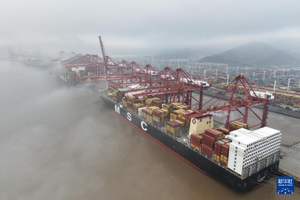 宁波舟山港:港区作业忙