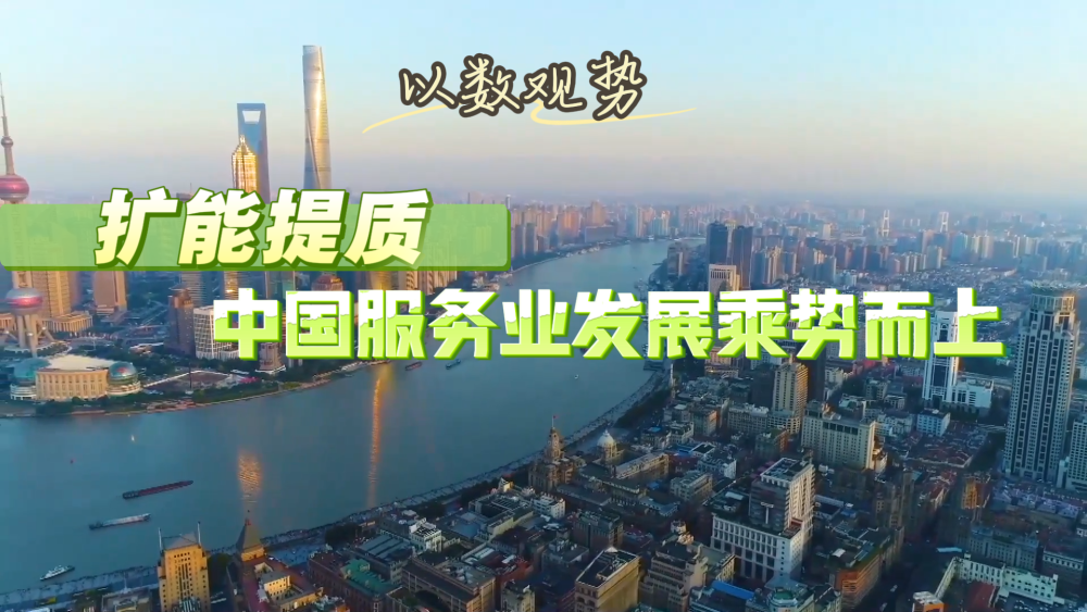 以数观势|扩能提质 中国服务业发展乘势而上 以数观势|扩能提质 中国服务业发展乘势而上
