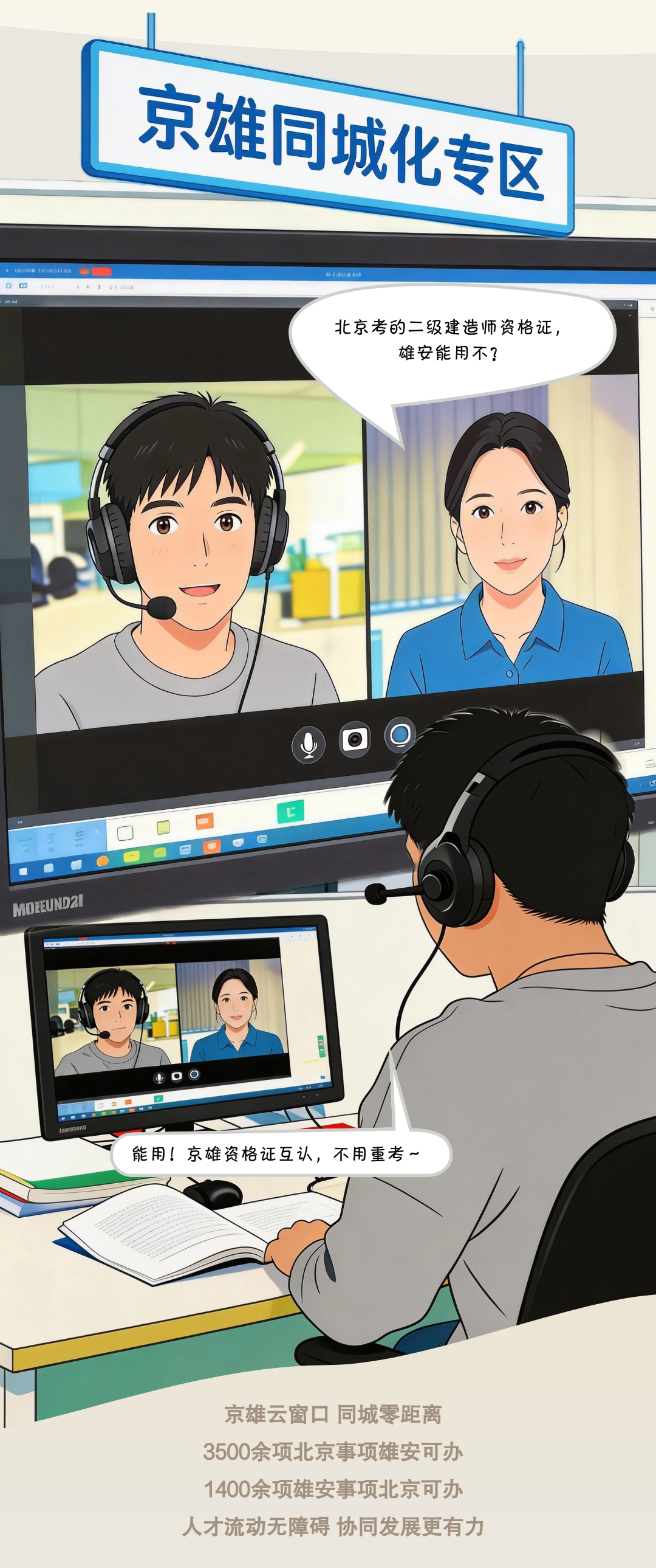 AI漫绘·雄安九周年|京雄同心 九载共兴踏新途