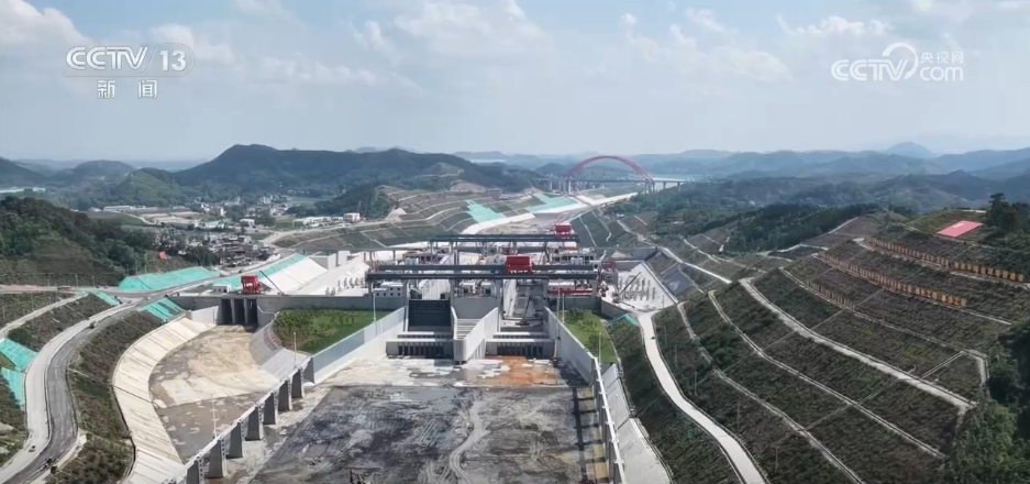 施工图变为实景画,中国基建加速跑!平陆运河航运枢纽主体工程建设全面完成