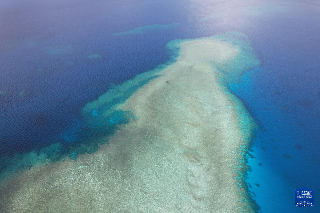 南海影像日志丨南海仙宾礁:蔚蓝中的温情慰问