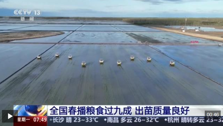 视频丨全国春播粮食过九成 出苗质量良好