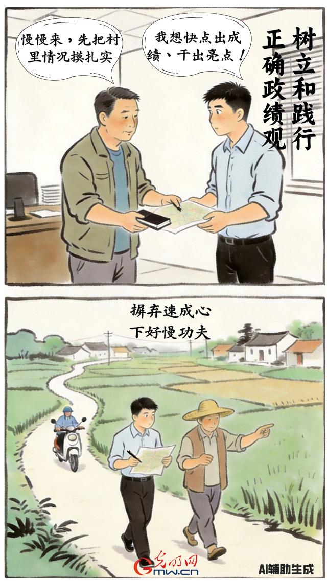 漫谈“政绩观”｜摒弃速成心 下好慢功夫