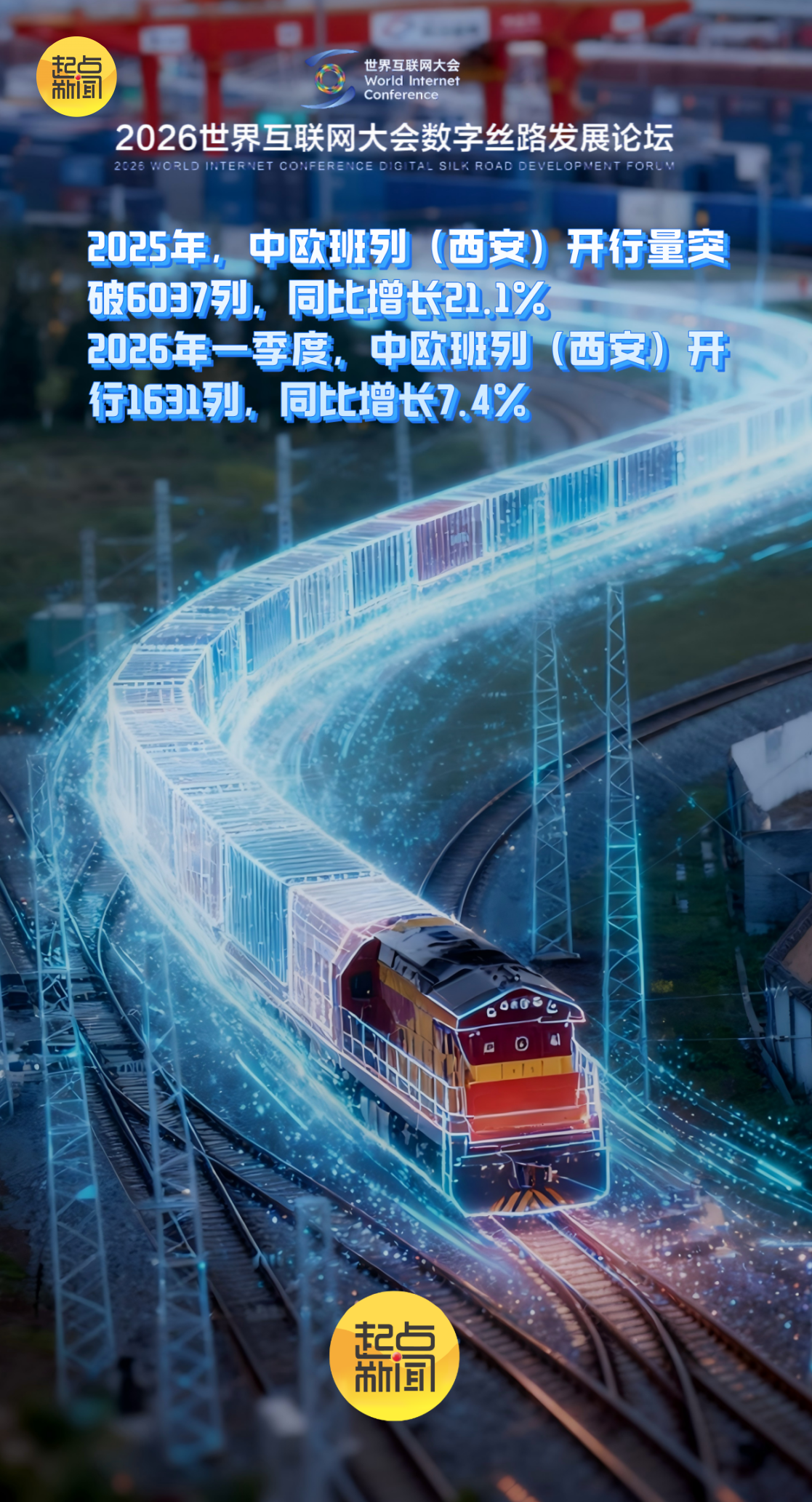AI海报丨丝路起点再出发 陕西数字丝路建设积厚成势