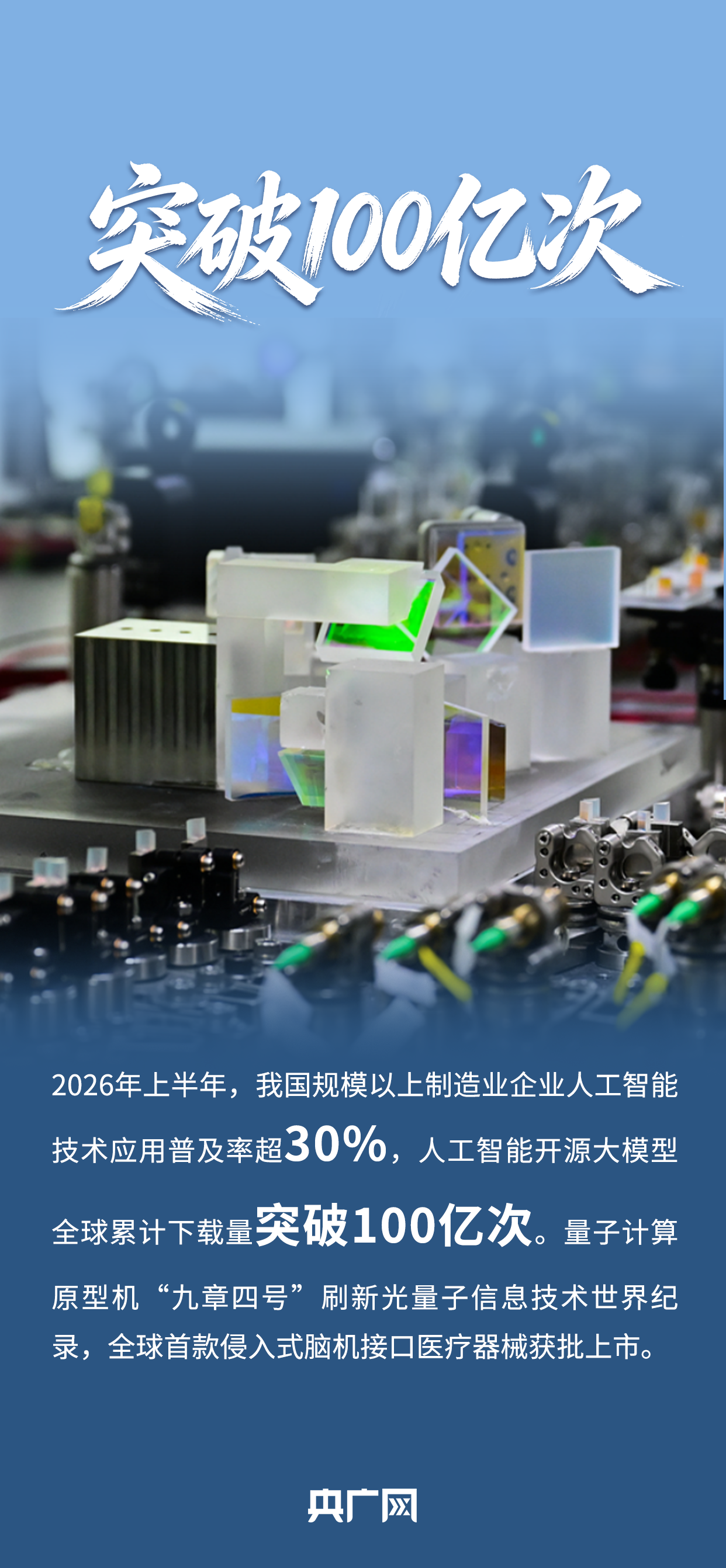 突破100亿次、超全球半数!数读2026上半年工业和信息化经济亮眼“成绩单”!