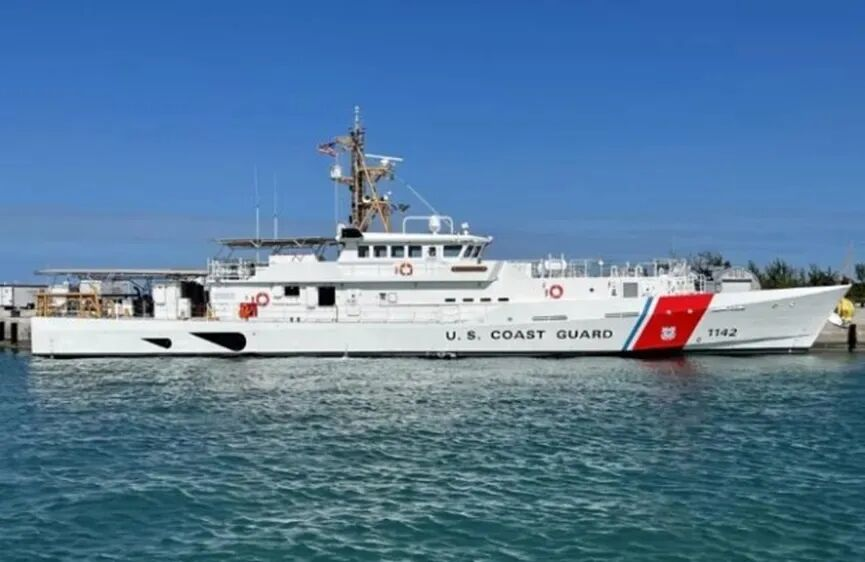 视频丨美国海岸警卫队6艘巡逻舰“现身”南海 打的什么算盘?