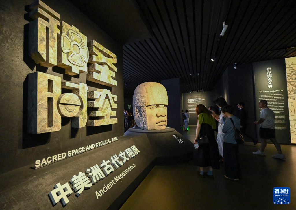 上海博物馆美洲大展迎暑期观展热潮