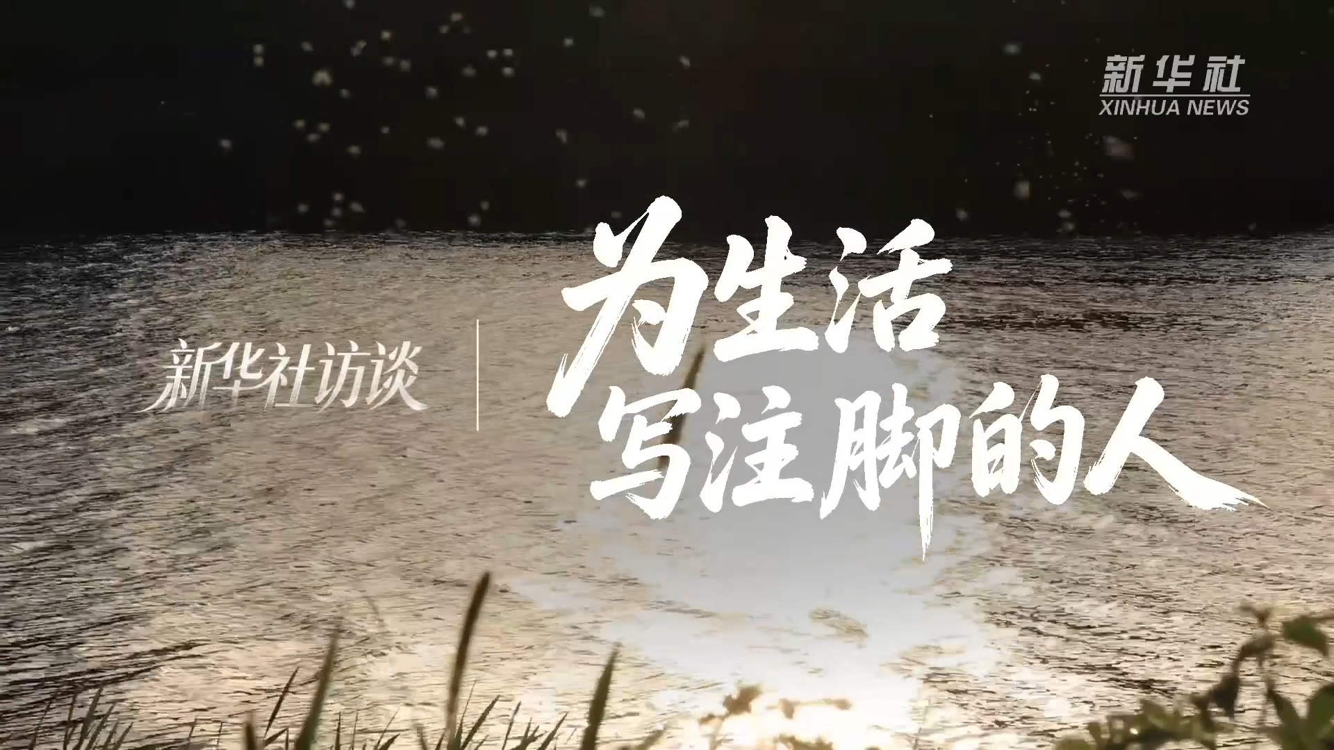 新华社访谈|为生活写注脚的人