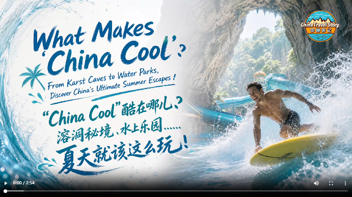 【中国游记】“China Cool”酷在哪儿？溶洞秘境、水上乐园……夏天就该这么玩！
