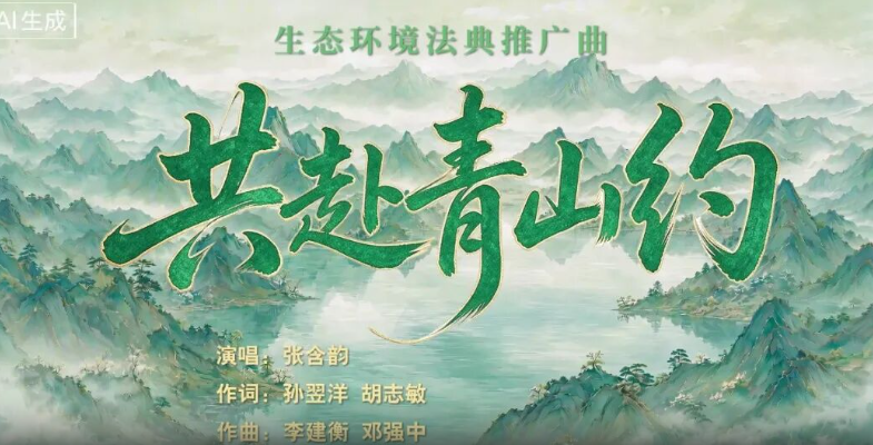 《共赴青山约》！最高检新媒体发布生态环境法典推广曲