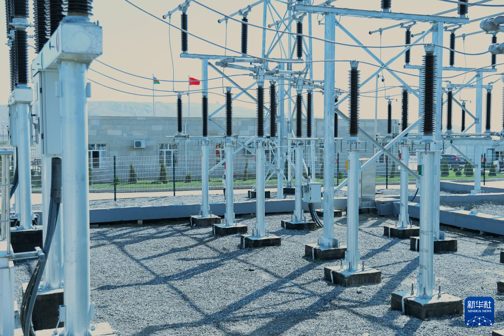 中企在阿塞拜疆投资建设的大型光伏项目正式并网