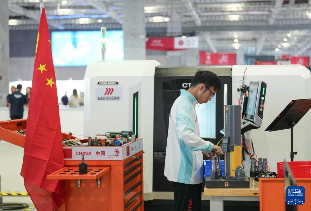 世界技能大赛:中国选手展风采